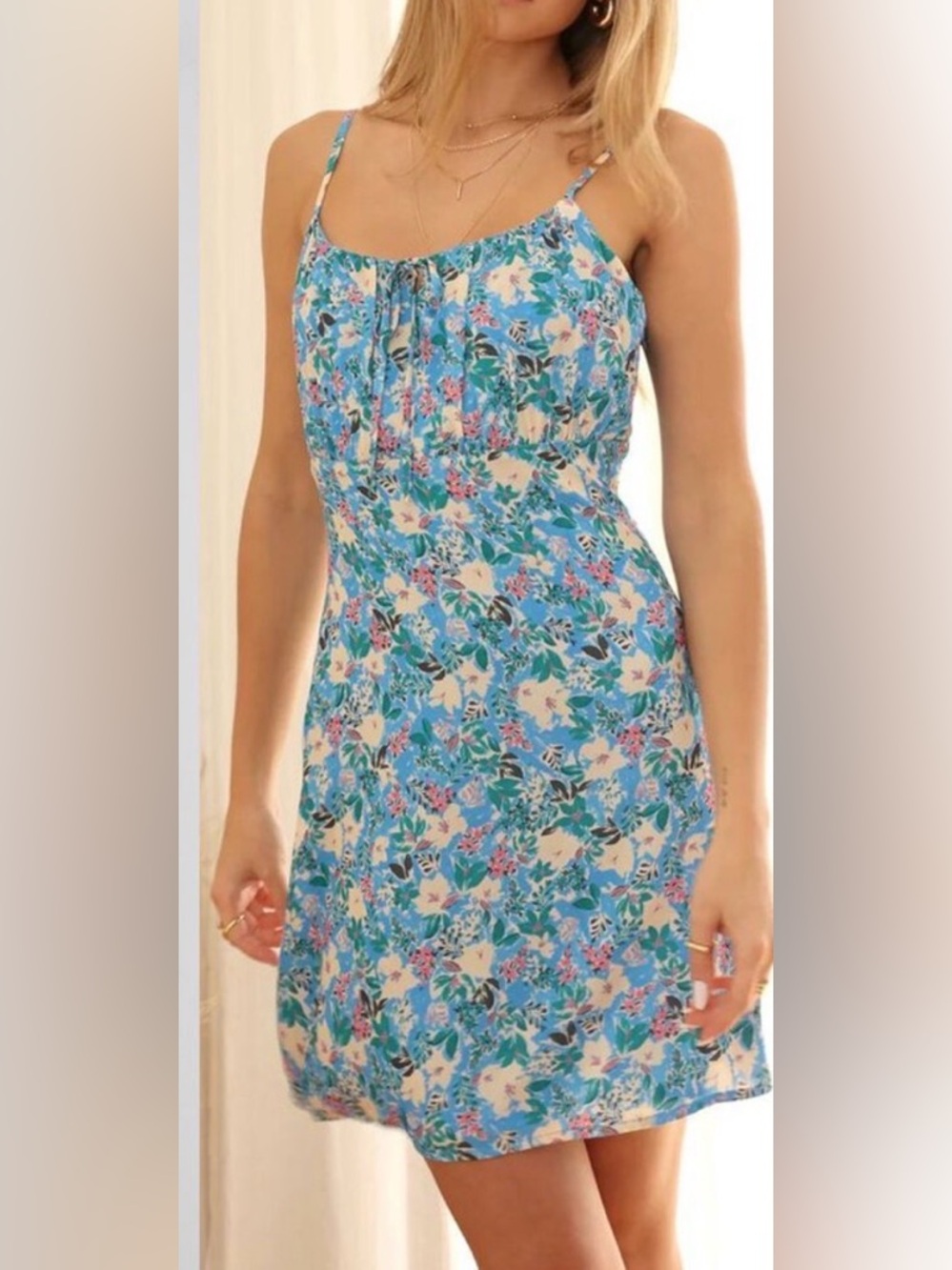 NWT Greylin Silvan Cami Floral Mini Dress